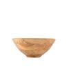 Gracie Salad Bowl - Mango Wood & Pink Enamel