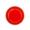 Gracie Scarlett Charger Red (4pk)