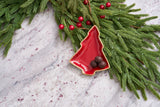 Gracie Christmas Tray - Red