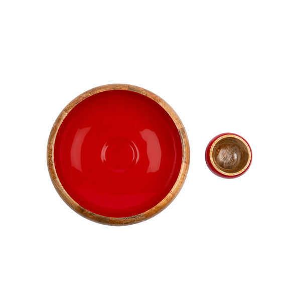 Gracie Chip & Dip Set - Red