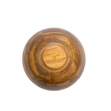 Gracie Salad Bowl - Mango Wood & Red Enamel