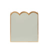 Gracie Scarlett Wastebasket Sage Green & White