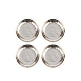 Gracie Hammered Coaster (4pk) - Silver