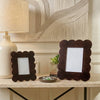 Gracie Scalloped Photo Frame - Tortoise