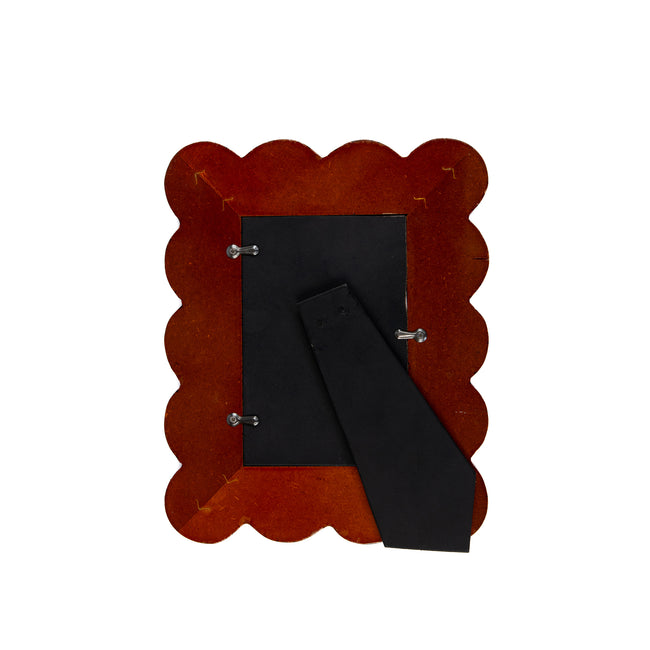 Gracie Scalloped Photo Frame - Tortoise