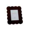 Gracie Scalloped Photo Frame - Tortoise