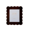 Gracie Scalloped Photo Frame - Tortoise