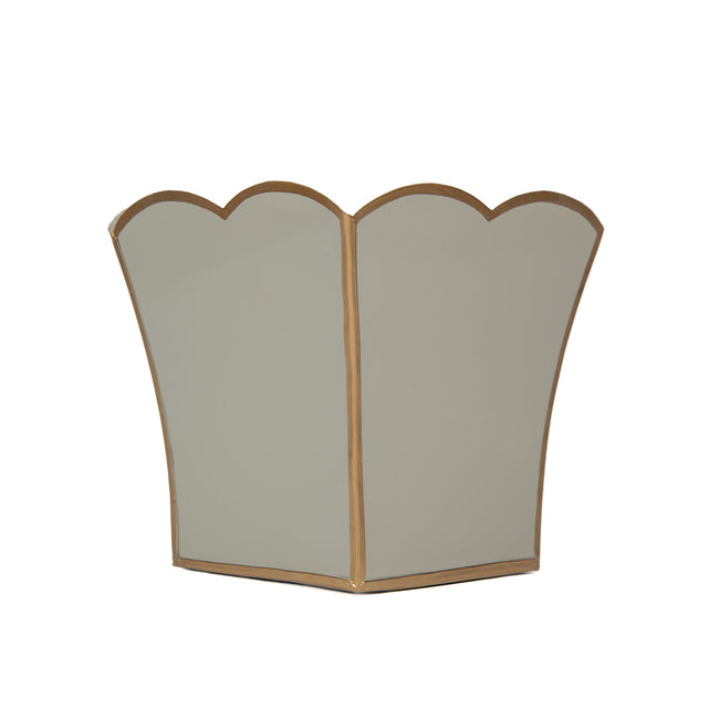 Gracie Scarlett Square Cachepot Planter Taupe - Avail 5/25