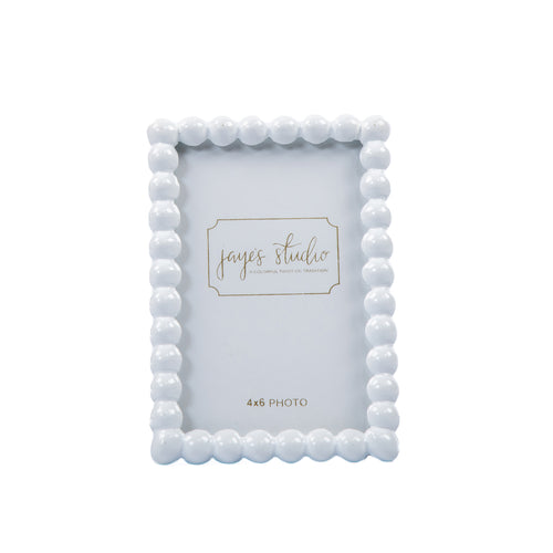 Gracie Pearl Photo Frame - White