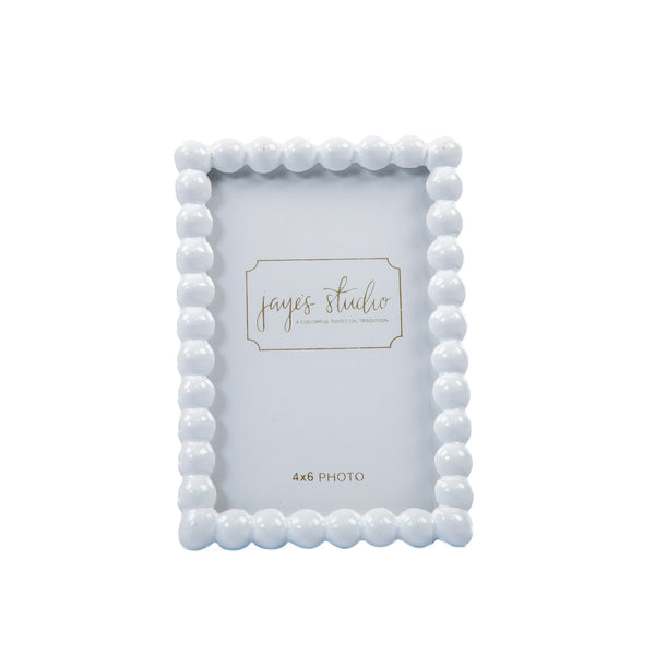 Gracie Pearl Photo Frame - White