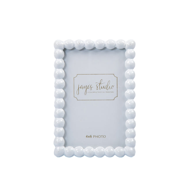 Gracie Pearl Photo Frame - White