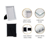 Gracie Pearl Photo Frame - White