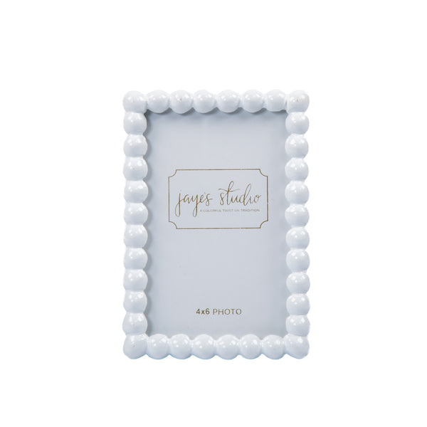 Gracie Pearl Photo Frame - White