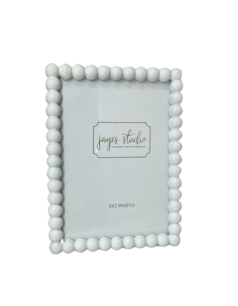 Gracie Pearl Photo Frame - White