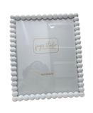 Gracie Pearl Photo Frame - White