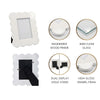 Gracie Scalloped Photo Frame - White