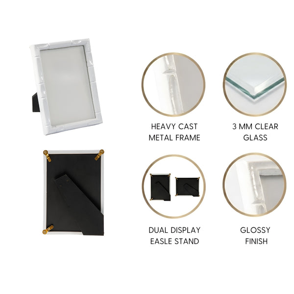 Gracie Isabelle Photo Frame White