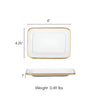 Gracie Enameled Laney Tray White