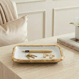 Gracie Chang Mai Tray 7 x 10 - White