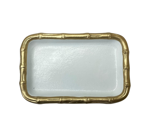 Gracie Chang Mai Tray 7 x 10 - White