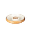 Gracie Chip & Dip Set - Mango Wood & White Enamel