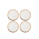 Gracie Wooden Coasters Set (4pk) - White