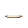 Gracie Statement Platter - Mango Wood & White Enamel