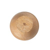 Gracie Wooden Snack Bowls Set (2pk) - Snack Bowls That Outshine the Snacks - Set of 2 Wooden Enameled Snack Bowls - White