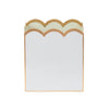 Gracie Scarlett Wastebasket White & Sage Green