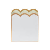 Gracie Scarlett Wastebasket White & Sage Green