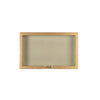 Gracie Enameled Color Block Amelia Guest Towel Tray - White & Taupe