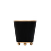 Mattie Round Cachepot Planter Black