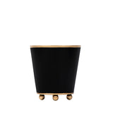 Mattie Round Cachepot Planter Black