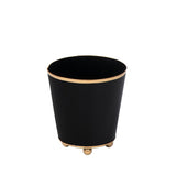 Mattie Round Cachepot Planter Black
