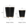 Mattie Round Cachepot Planter Black