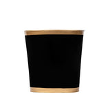 Mattie Oval Wastebasket Black
