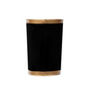 Mattie Oval Wastebasket Black
