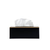 Mattie Rectangular Tissue Box Cover - Black