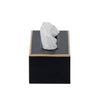 Mattie Rectangular Tissue Box Cover - Black