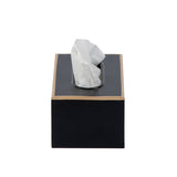 Mattie Rectangular Tissue Box Cover - Black