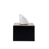 Mattie Rectangular Tissue Box Cover - Black
