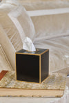 Mattie Tissue Box Cover Black