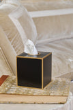 Mattie Tissue Box Cover Black