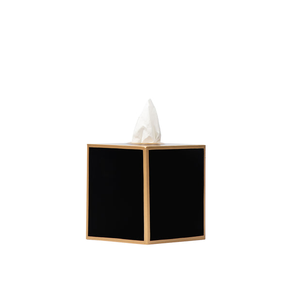 Mattie Tissue Box Cover Black