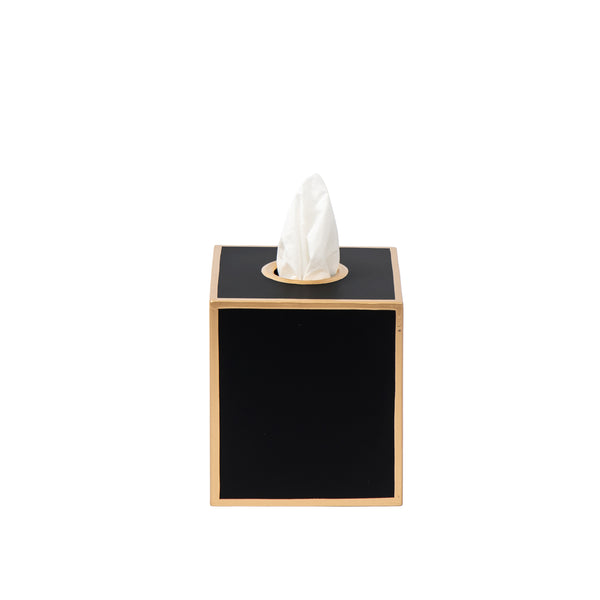 Mattie Tissue Box Cover Black