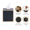 Mattie Tissue Box Cover Black