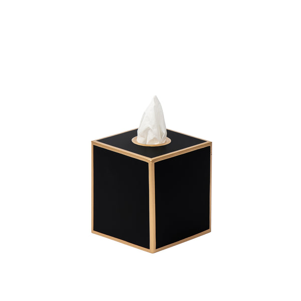 Mattie Tissue Box Cover Black