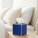 Mattie Tissue Box Cover Blue