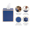 Mattie Tissue Box Cover Blue
