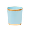 Mattie Oval Wastebasket - Cool Blue